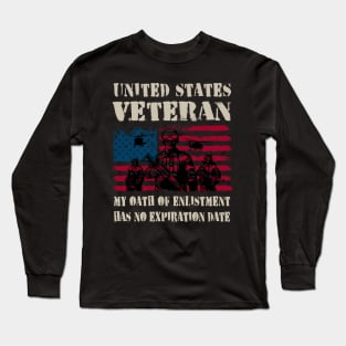 United States Veteran Oath Long Sleeve T-Shirt